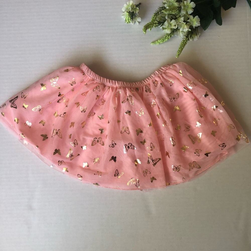 NWT Epic Threads skirt for girl size 4T color impatiens pink. ButterflyGarden